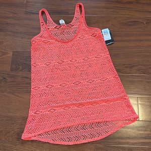 NWT Hurley Crochet Top Swimsuit Cover Up